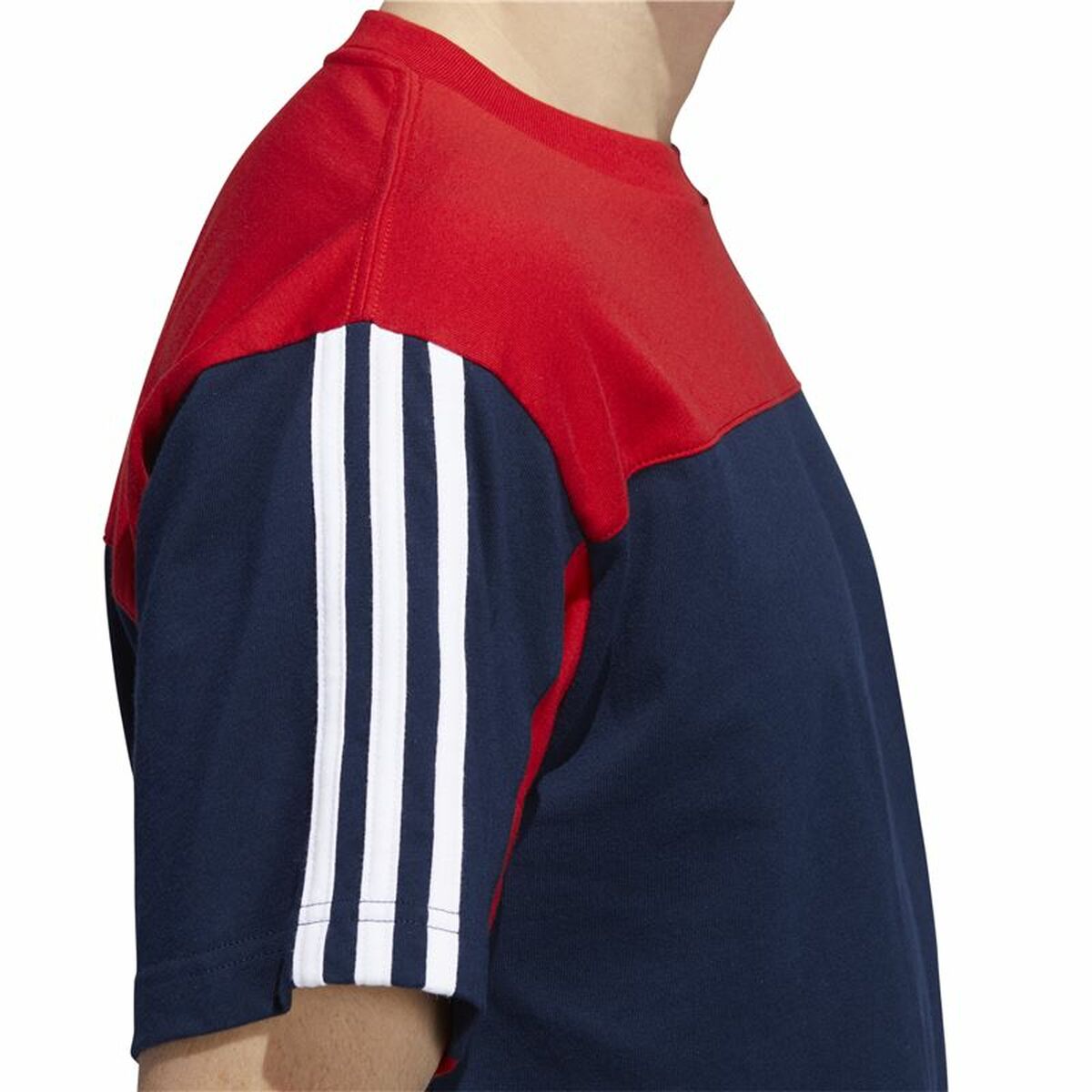 Футболка с коротким рукавом мужская Adidas Classics Тёмно Синий-8