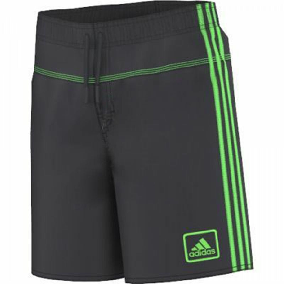 Детский Плавки Adidas Kinder Short Junior Серый Чёрный-2