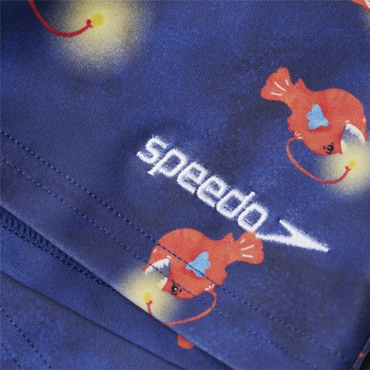 Плавки детские Speedo Essential Allover Aquashort Синий-3