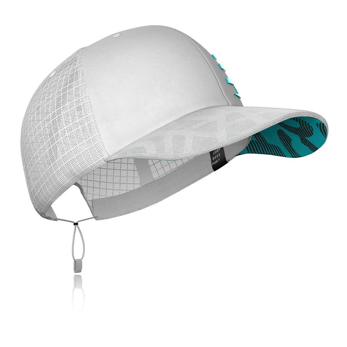 Шапка унисекс Compressport Racing Trucker Белый-8