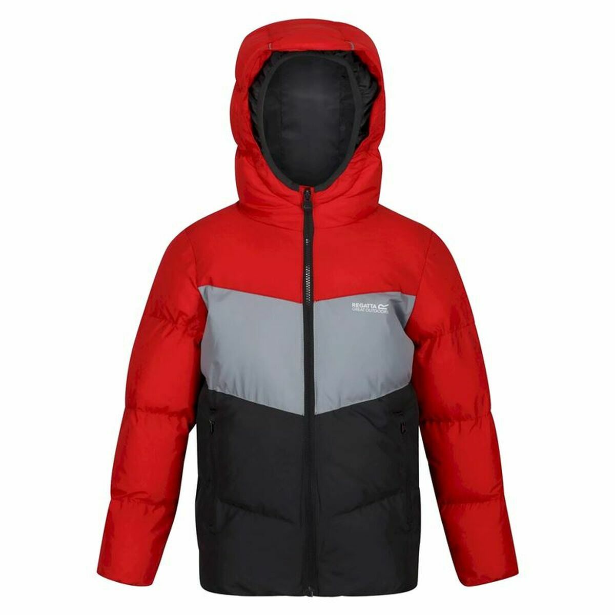 Chaqueta deportiva para niños Regatta Lofthouse VI Rojo con capucha