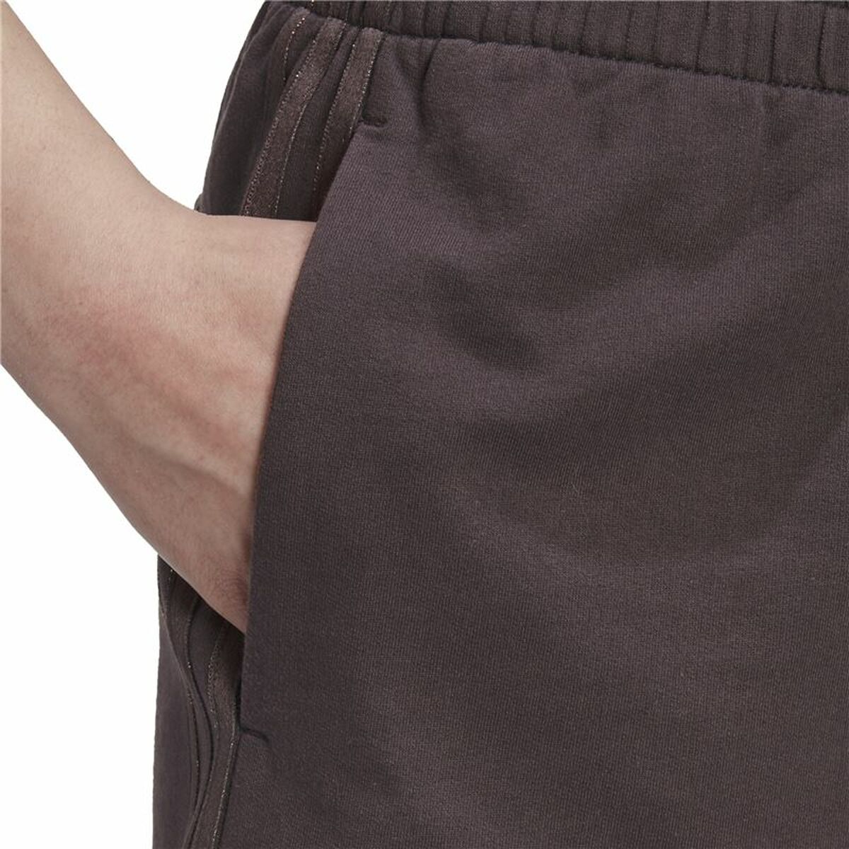 Спортивные женские шорты Adidas Originals 3 stripes Коричневый-7