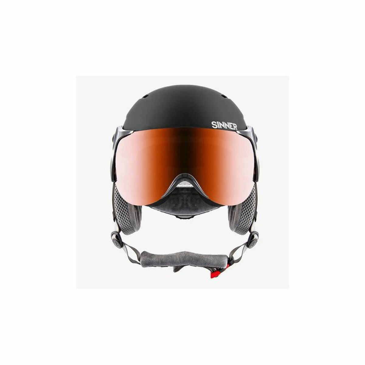 Лыжный шлем Sinner Typhoon Visera Чёрный Унисекс 59-61 cm-4