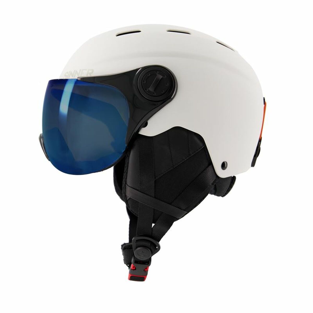 Лыжный шлем Sinner Typhoon Visera Белый Унисекс 55-58 cm-2