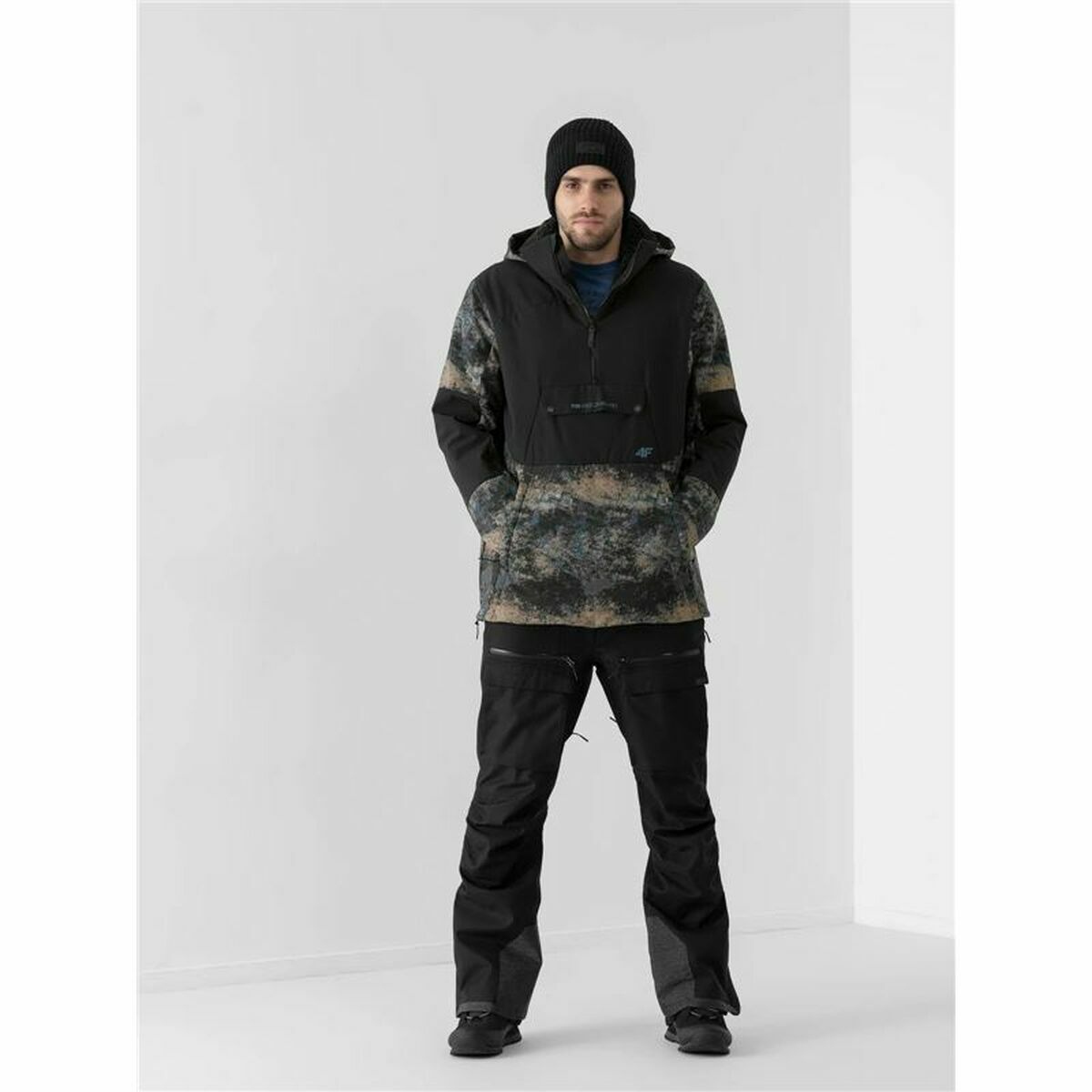 Men's 4F Membrane Sports Jacket Black-5