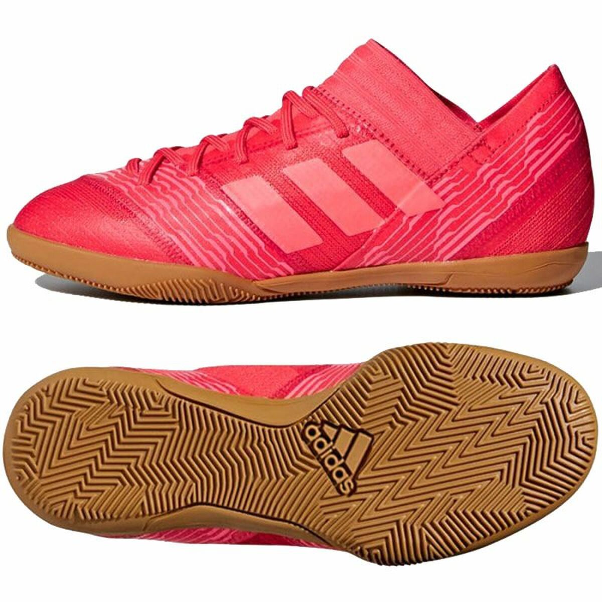 Детские кроссовки для футзала Adidas Nemeziz Tango 17.3 Красный Багровый красный-2