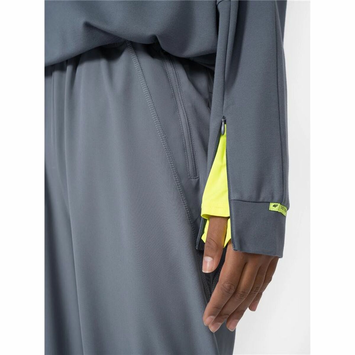 Толстовка с капюшоном женская 4F Серый-6