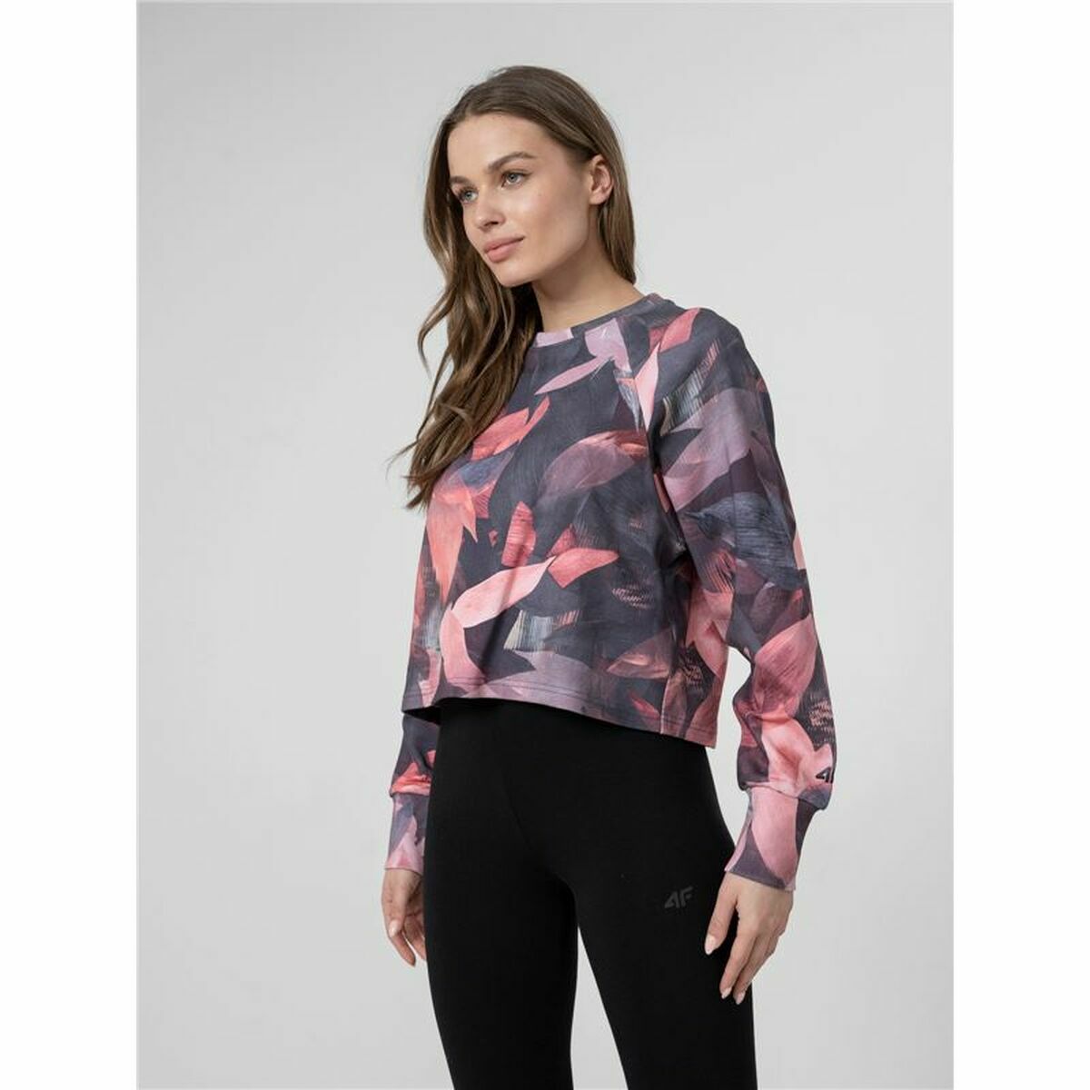 Футболка с коротким рукавом женская 4F Cropped-3