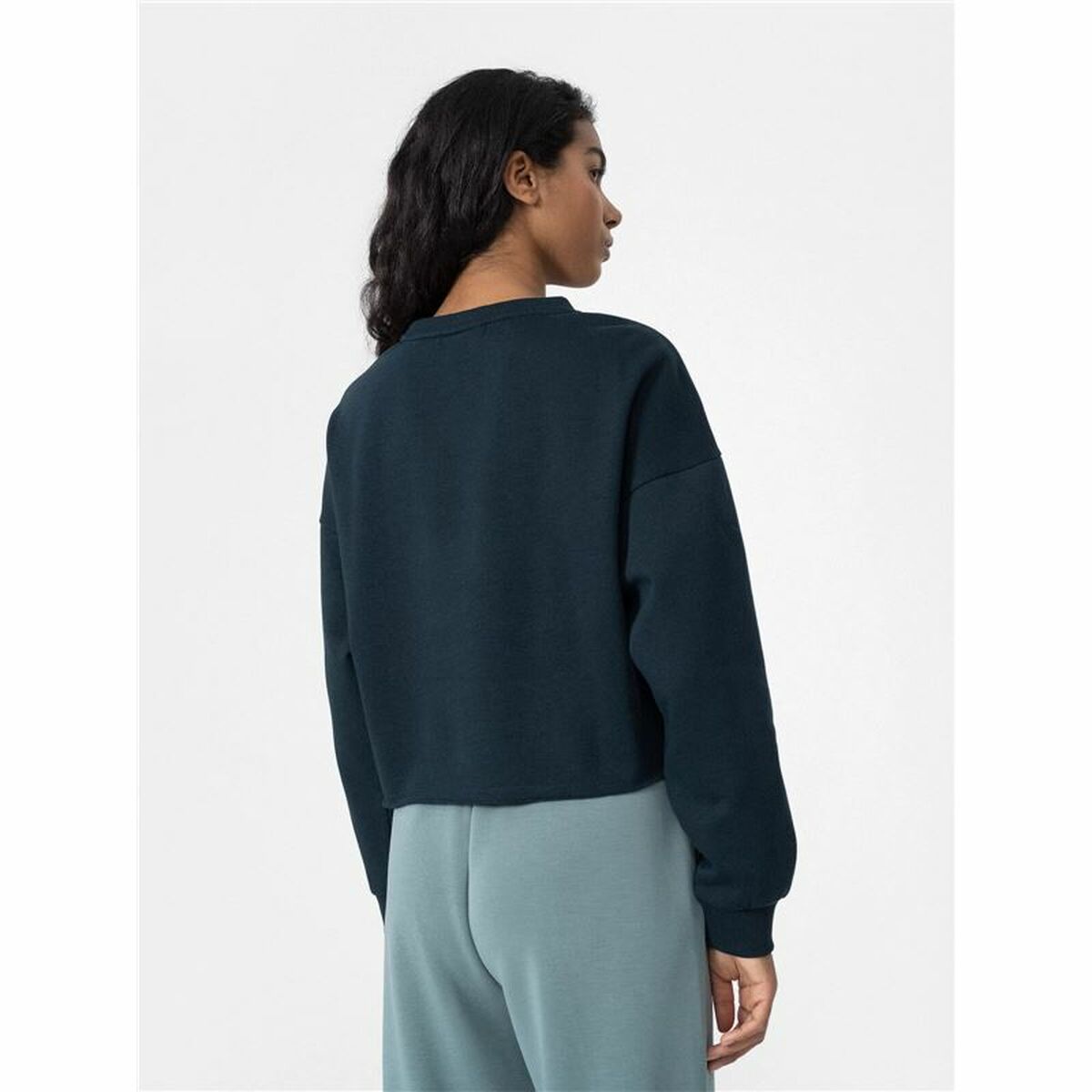 Sweat-shirt sans capuche femme 4F Noir-4