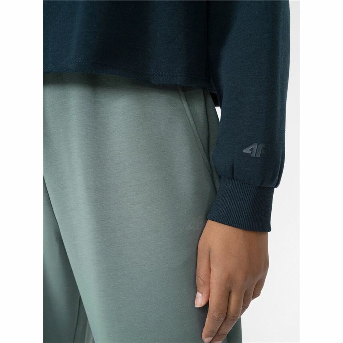 Sweat-shirt sans capuche femme 4F Noir-6