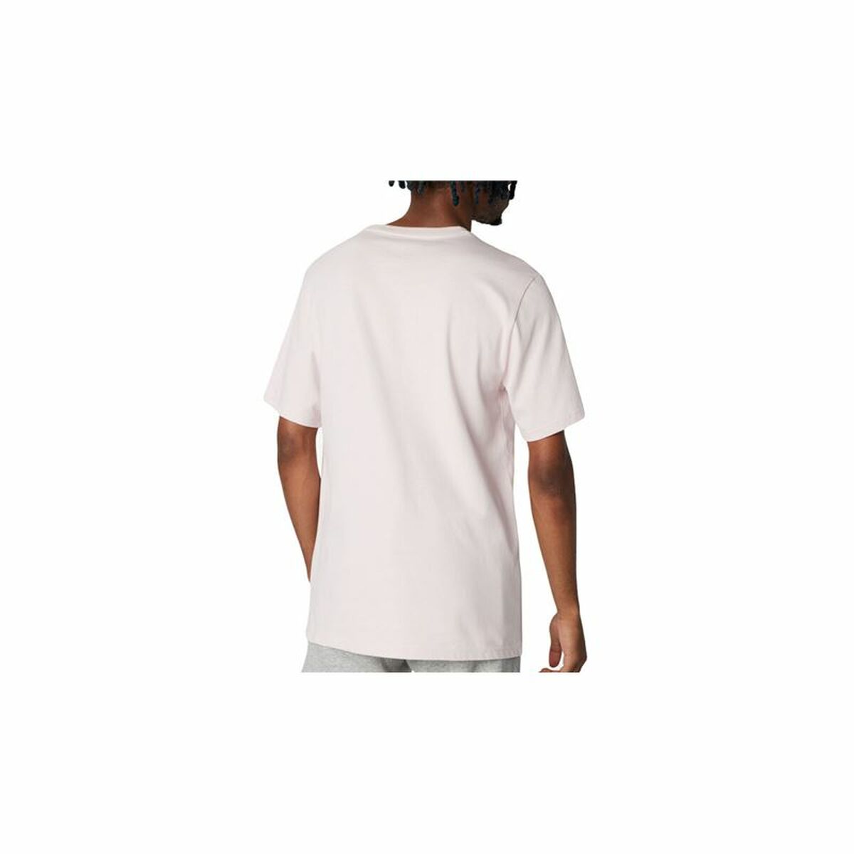Converse Classic Fit Left Chest Star Chevron浅粉红色的男女通用短袖衬衫-2