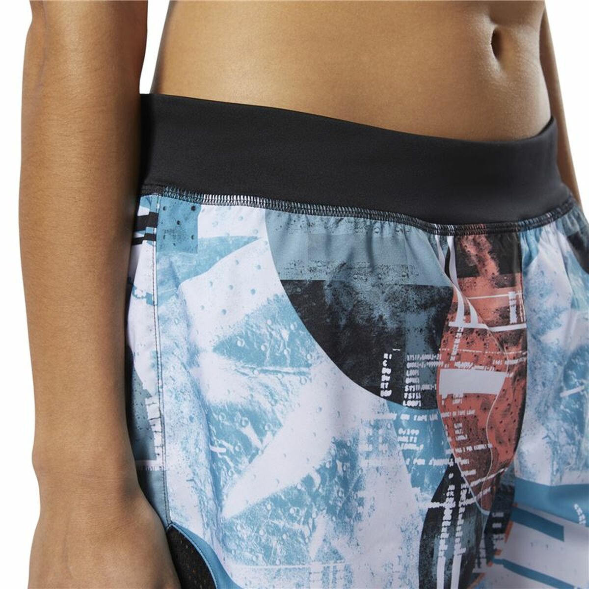 Спортивные женские шорты Reebok Wor Moonshift Небесный синий-4