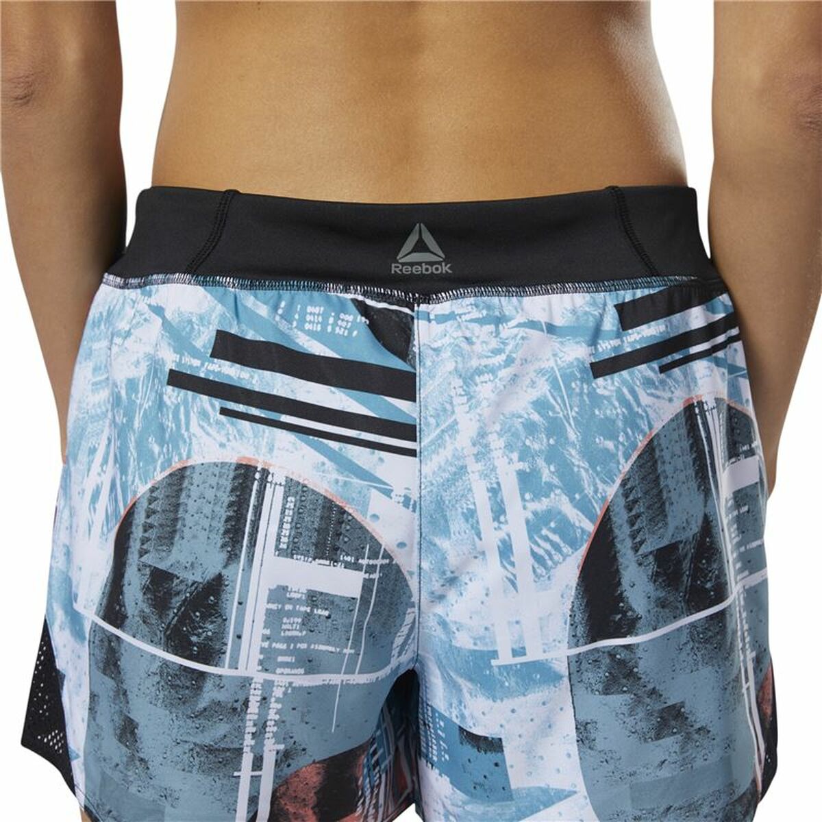 Спортивные женские шорты Reebok Wor Moonshift Небесный синий-5