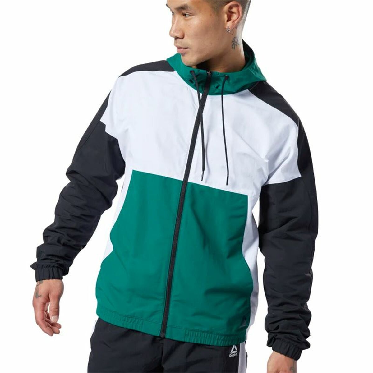 Мужская спортивная куртка Reebok Meet You There Woven Зеленый-5