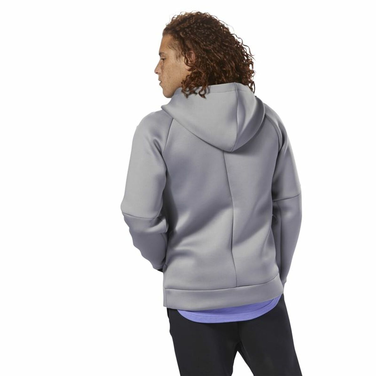 Толстовка с капюшоном мужская Reebok Supply Tech Серый-4