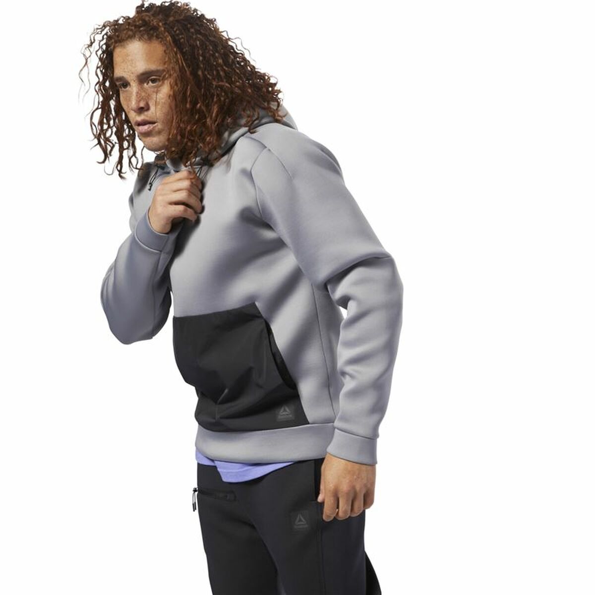 Толстовка с капюшоном мужская Reebok Supply Tech Серый-5