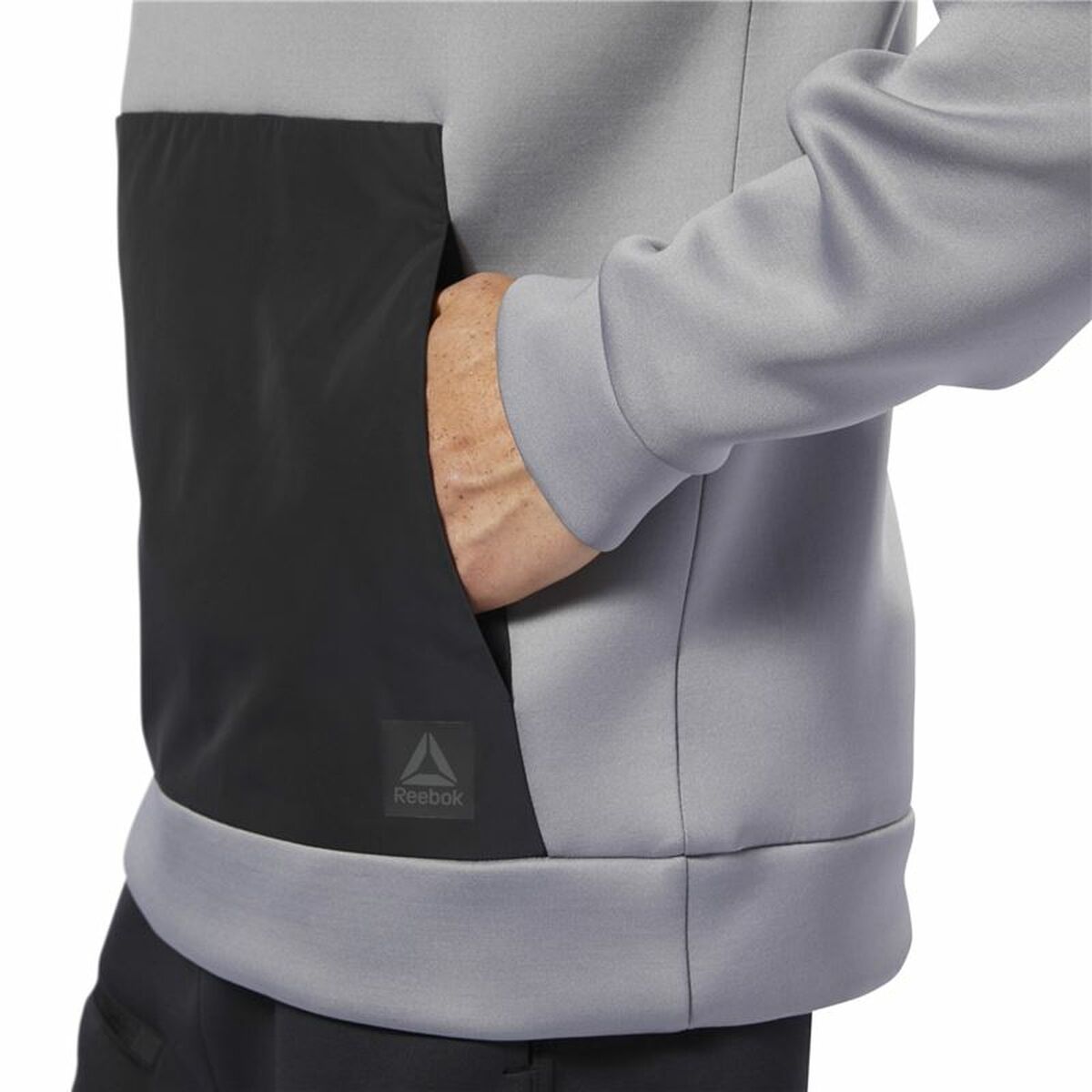 Толстовка с капюшоном мужская Reebok Supply Tech Серый-8