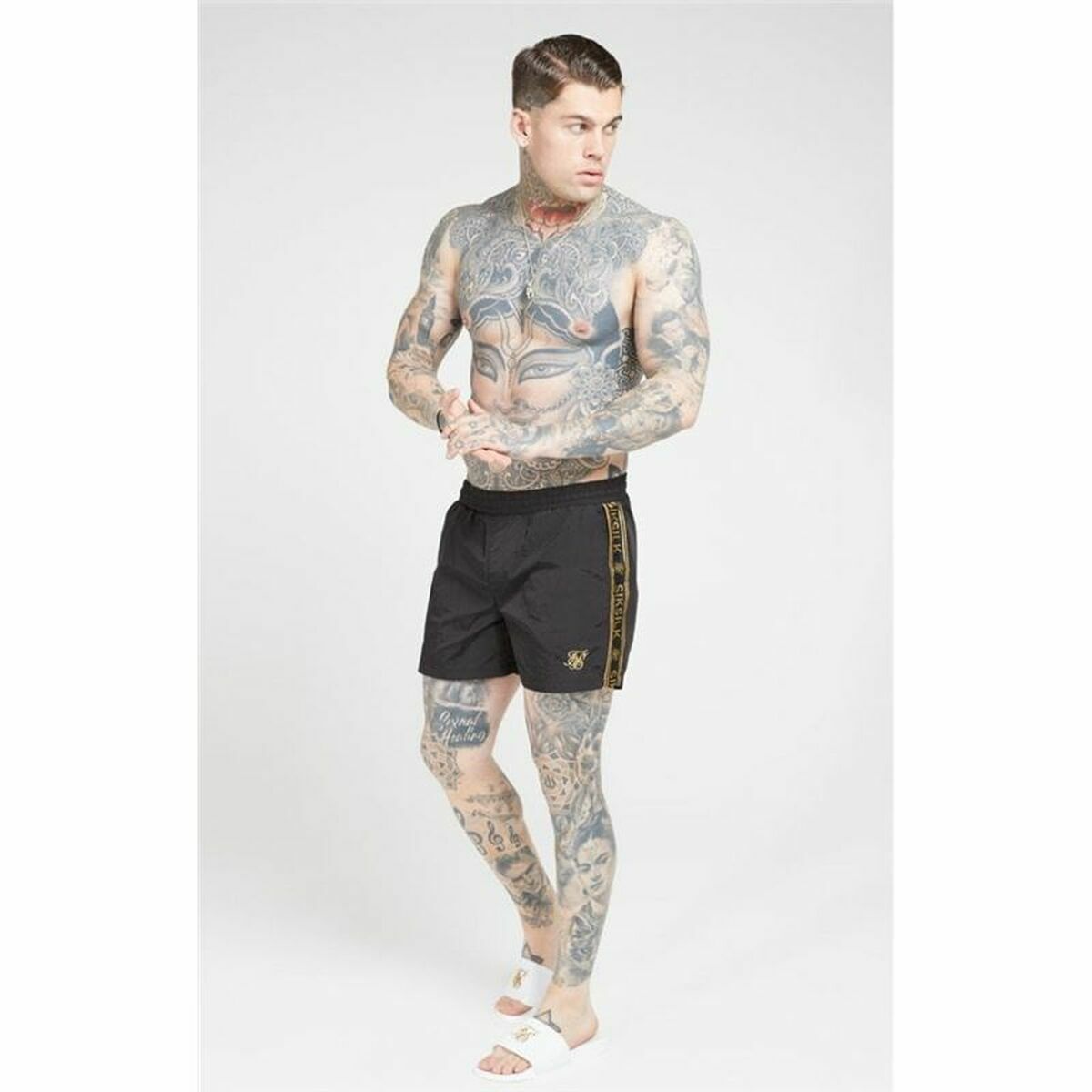 Плавки мужские SikSilk Crushed Tape Чёрный-2