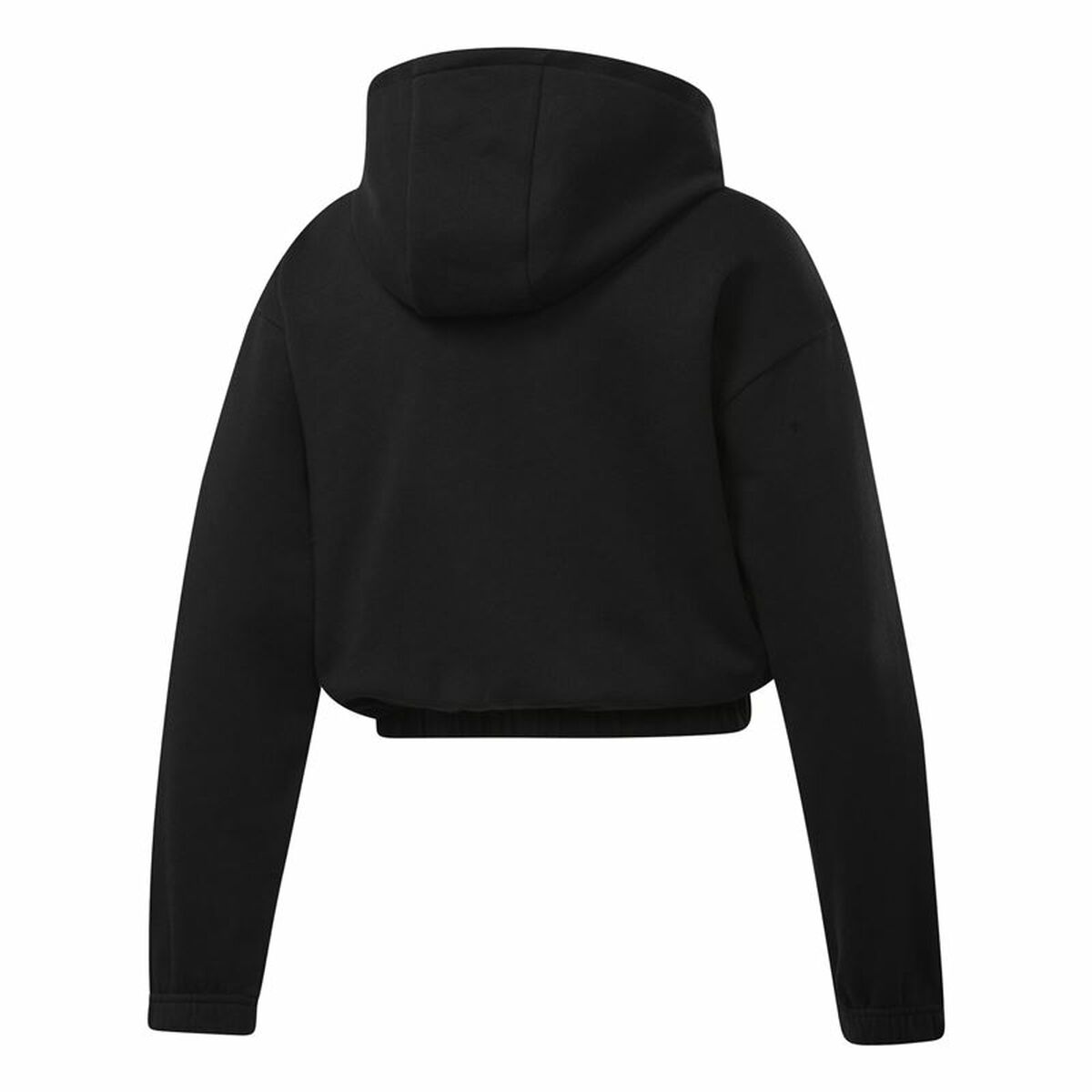 Толстовка с капюшоном женская Reebok Sportswear Cropped Чёрный-2