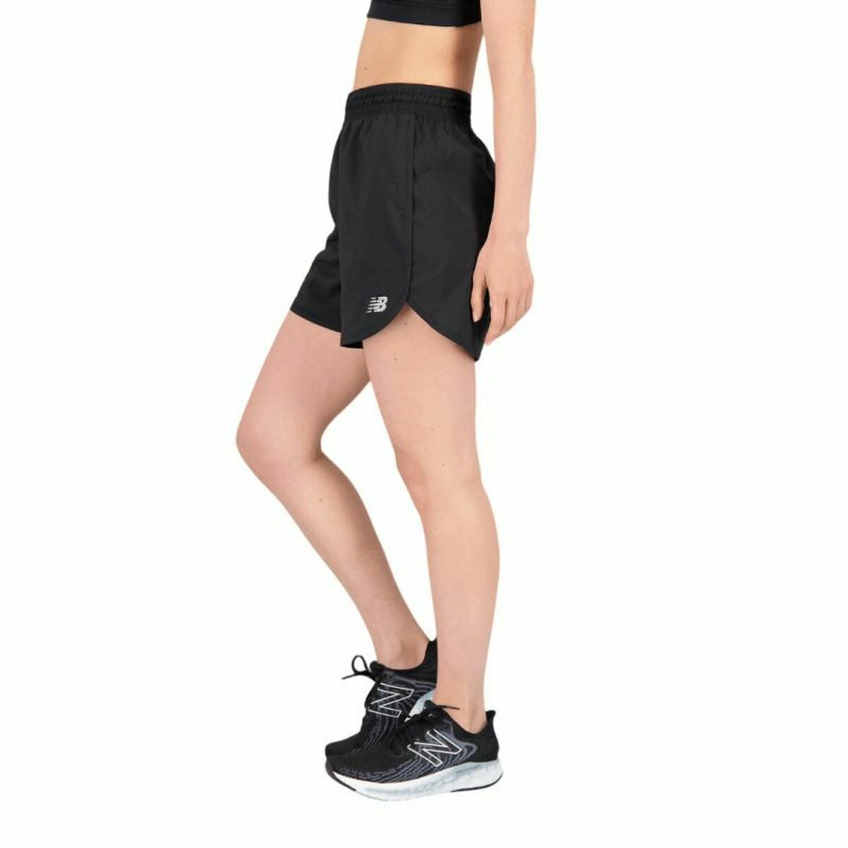 Спортивные женские шорты New Balance Accelerate 5 Чёрный-5
