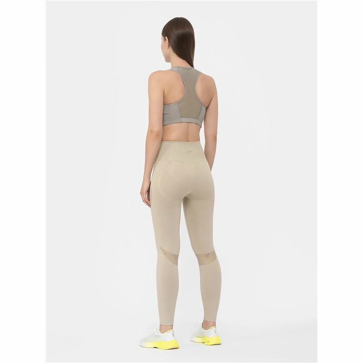 Женские спортивные колготки 4F Functional SPDF012 Бежевый-3