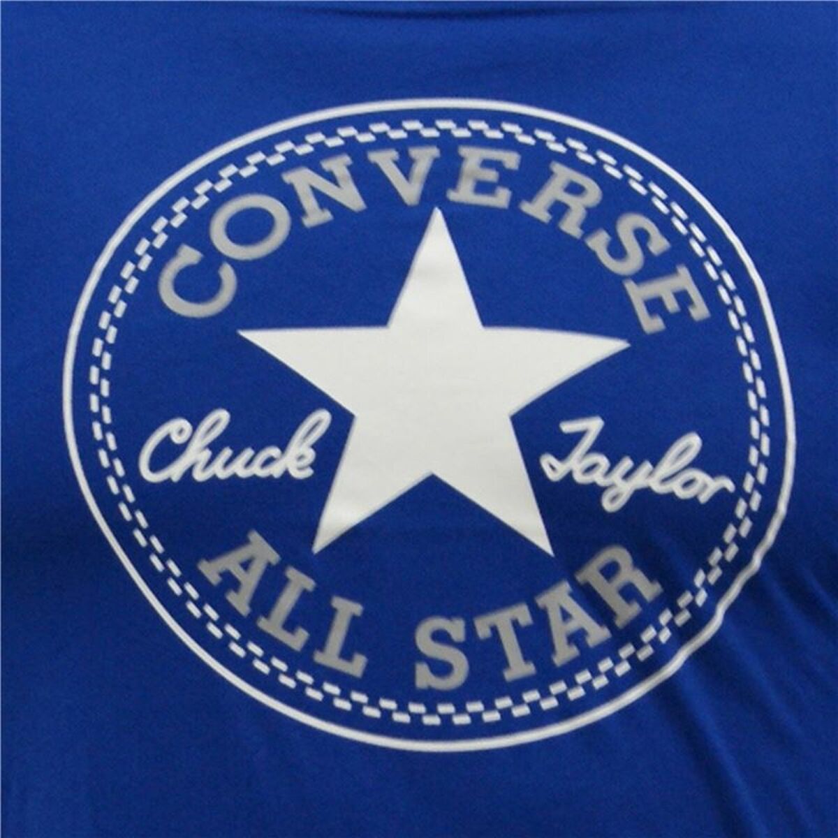 儿童短袖球衣Converse Core Chuck Taylor补丁蓝色-3