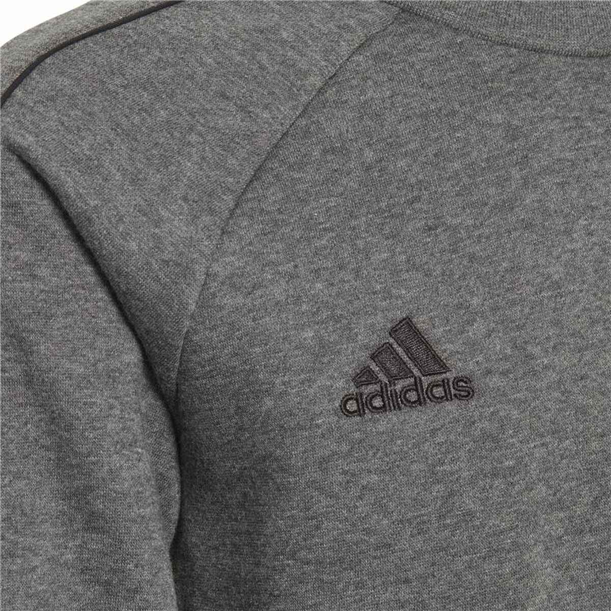 Толстовка без капюшона детская Adidas Core 18 Темно-серый-4