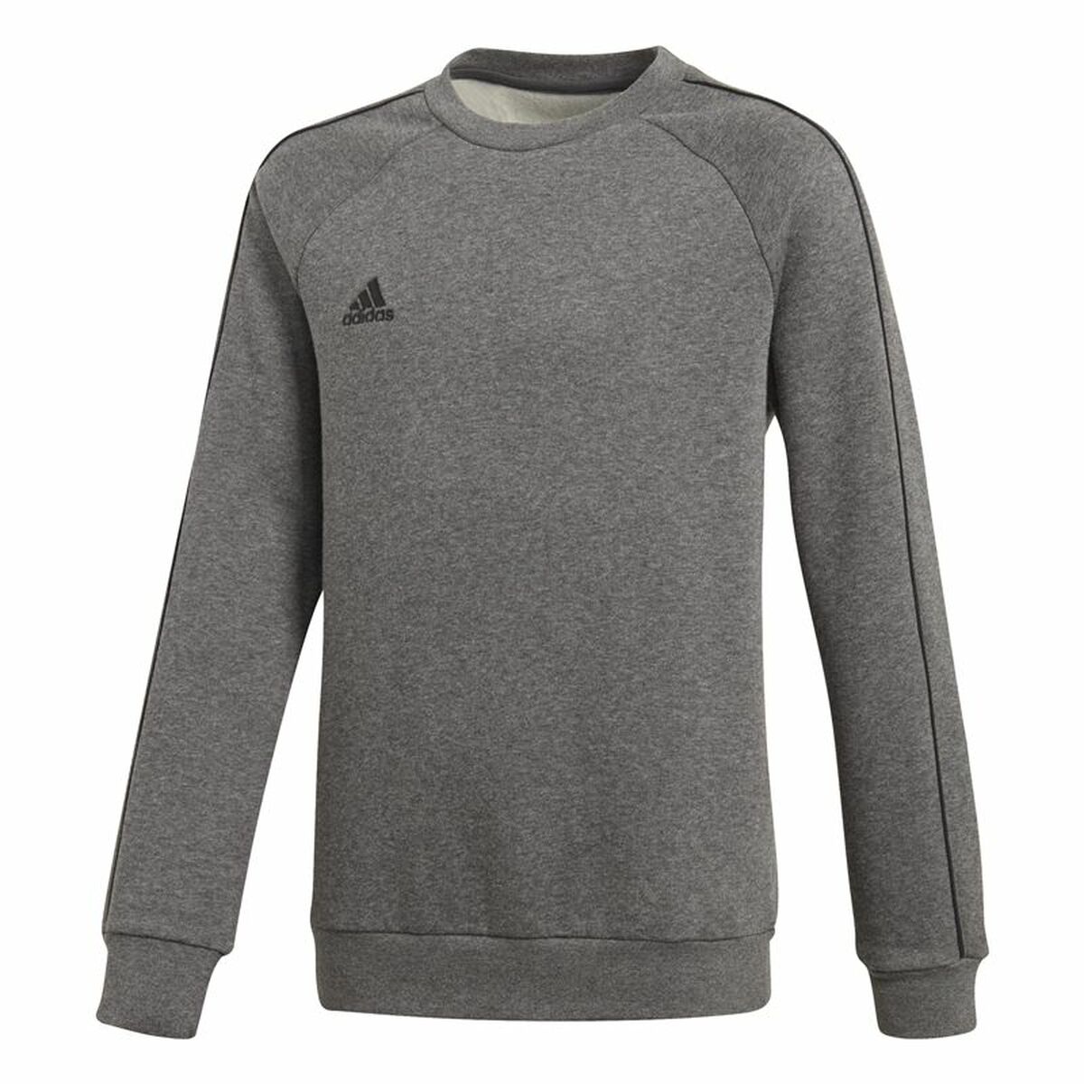 Толстовка без капюшона детская Adidas Core 18 Темно-серый-6