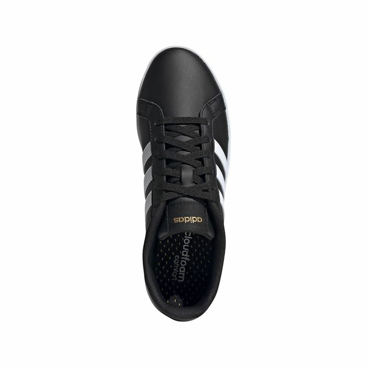 Женские спортивные кроссовки Adidas Courtpoint Женщина Чёрный-6