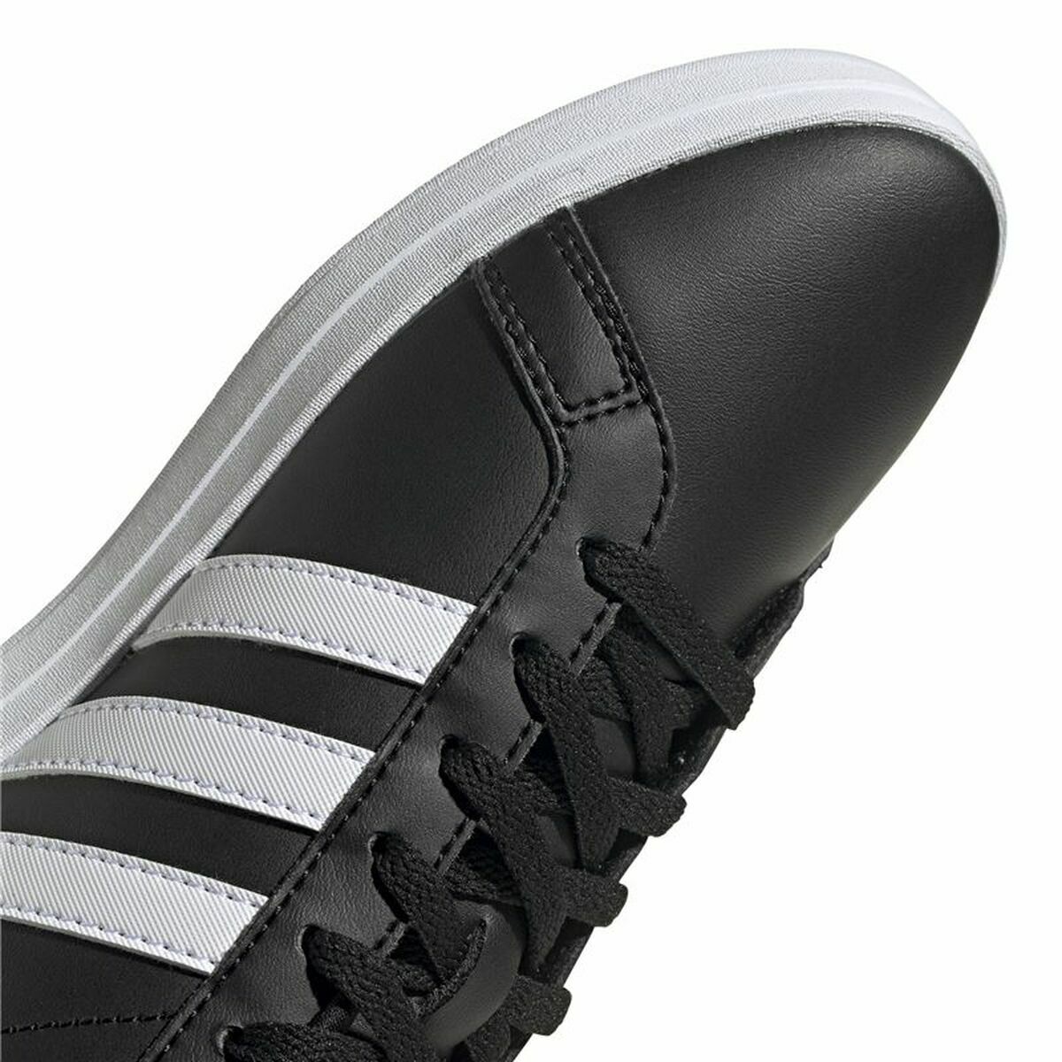 Женские спортивные кроссовки Adidas Courtpoint Женщина Чёрный-7