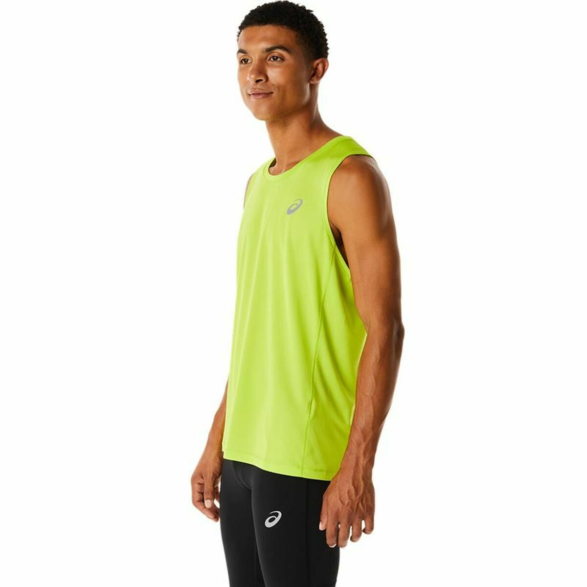 Мужская футболка без рукавов Asics Core Singlet Жёлтый-3