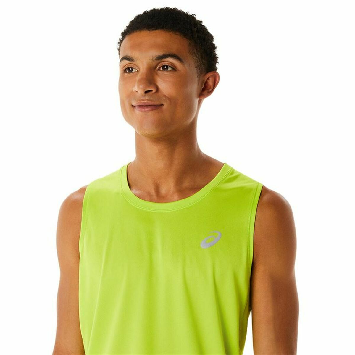 Мужская футболка без рукавов Asics Core Singlet Жёлтый-5