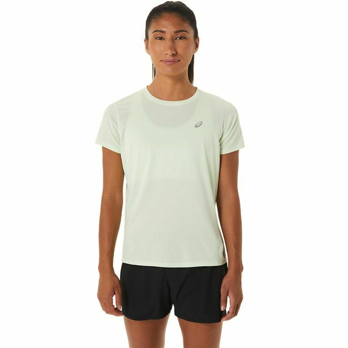 短袖女子Asics Core Aquamarine T恤-2