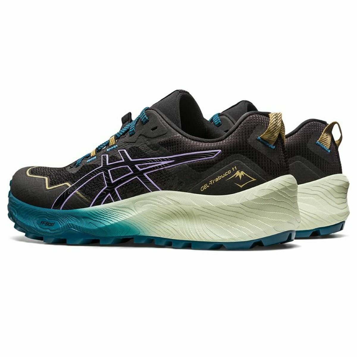 Женские спортивные кроссовки Asics Gel-Trabuco 11 Чёрный-6