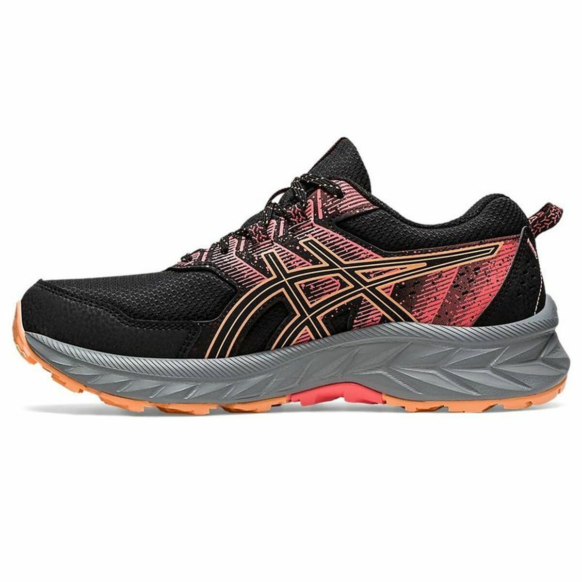 Женские спортивные кроссовки Asics Gel-Venture 9 Чёрный Оранжевый-2