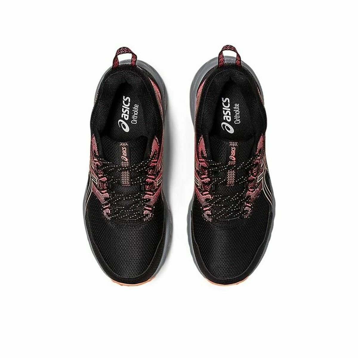 Женские спортивные кроссовки Asics Gel-Venture 9 Чёрный Оранжевый-4