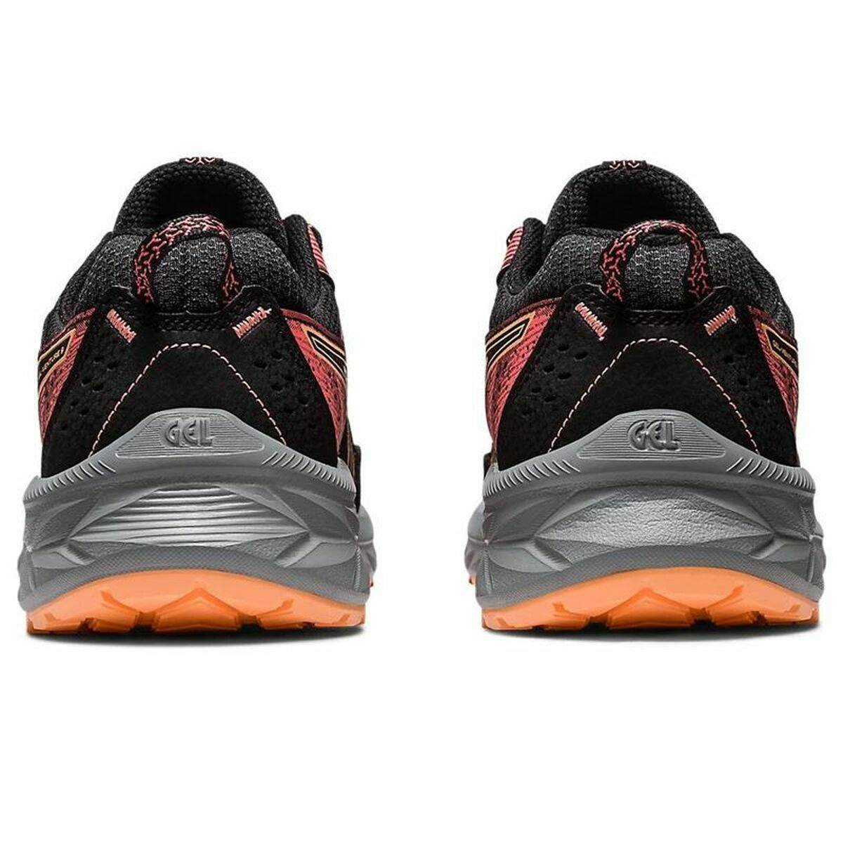 Женские спортивные кроссовки Asics Gel-Venture 9 Чёрный Оранжевый-6