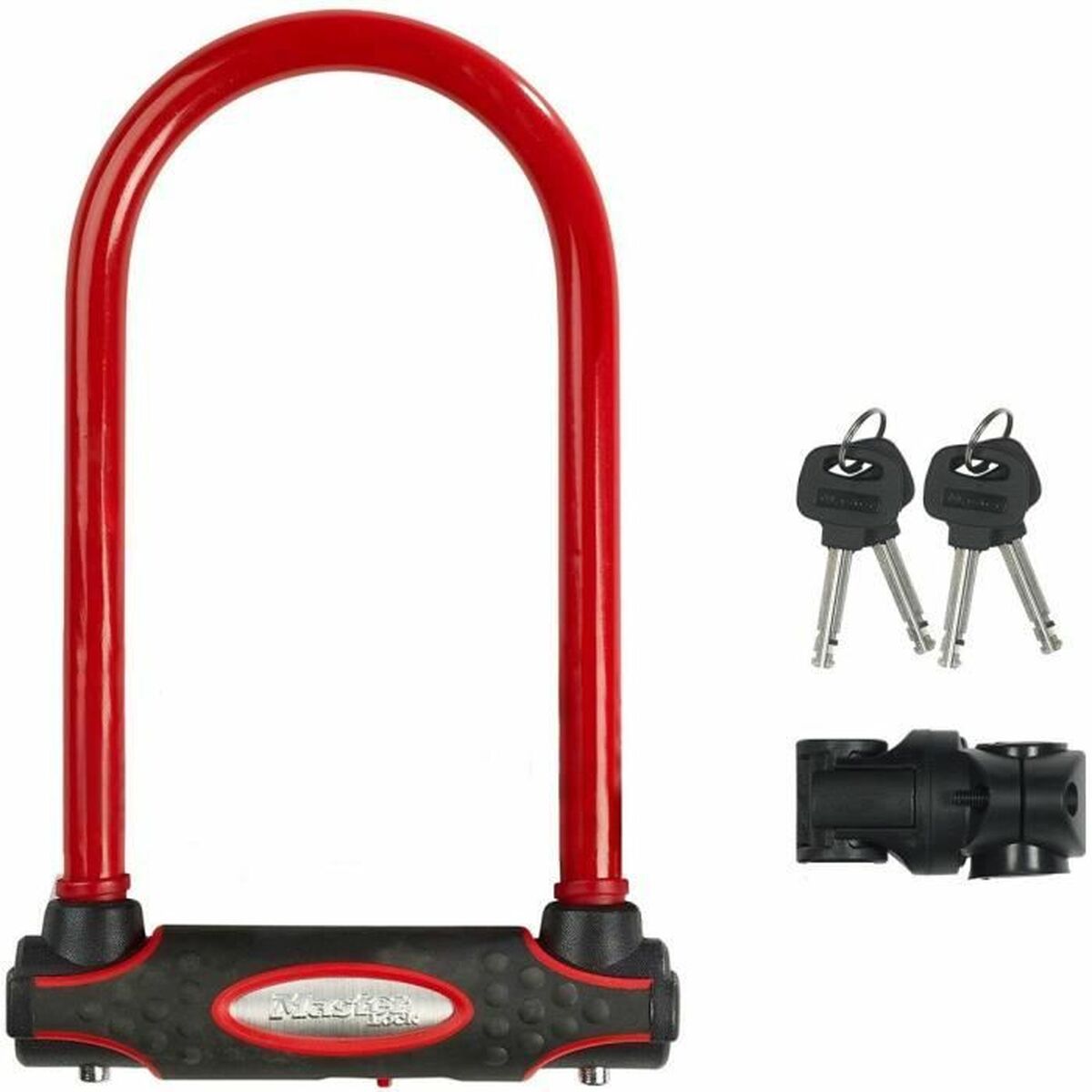 Замок с ключом Master Lock Красный-2