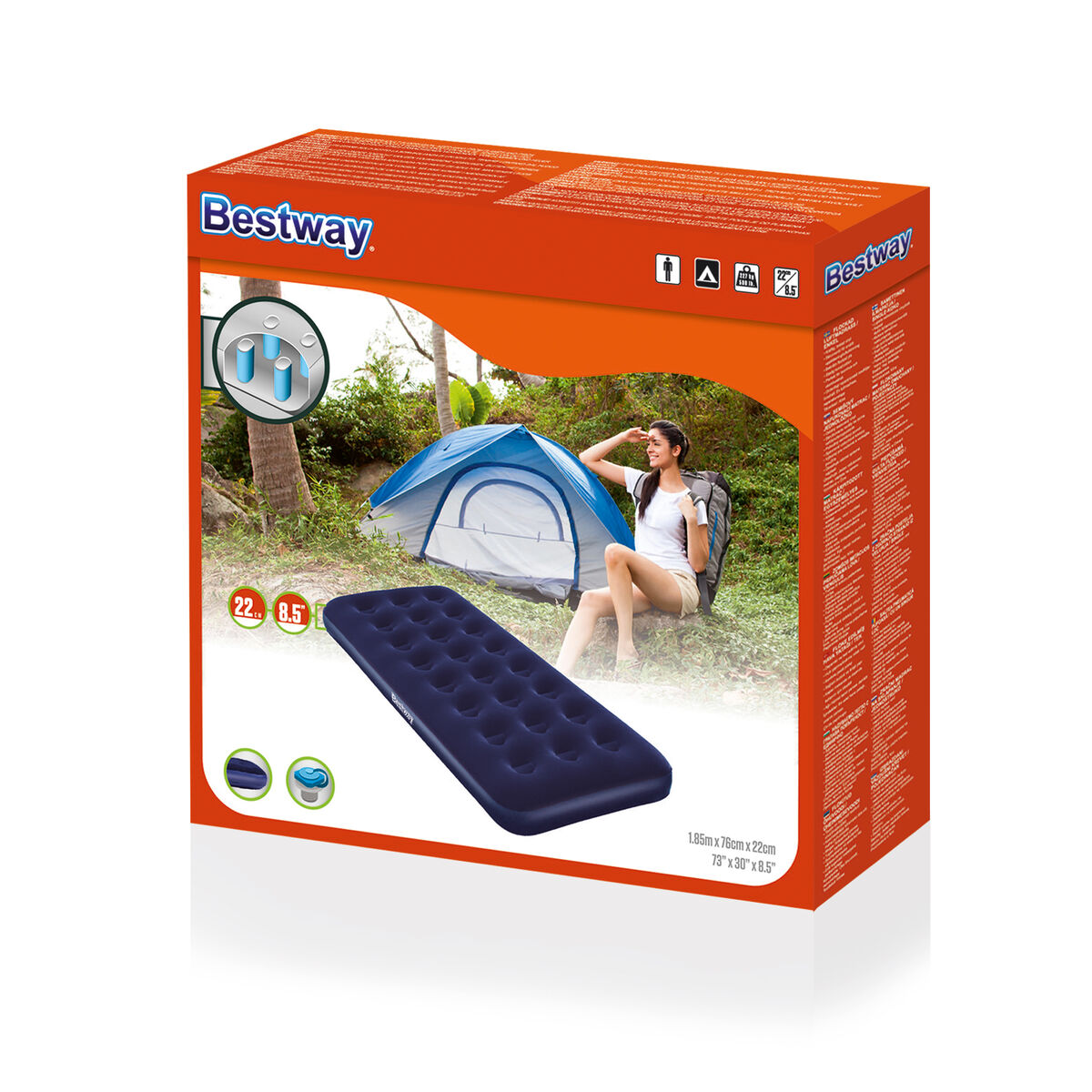 Надувной матрас Bestway 67000 (185 x 76 x 22 cm)-3