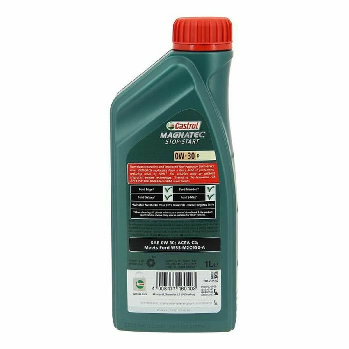 Автомобильное моторное масло Castrol Magnatec Stop-Start 1 L 0W30-2
