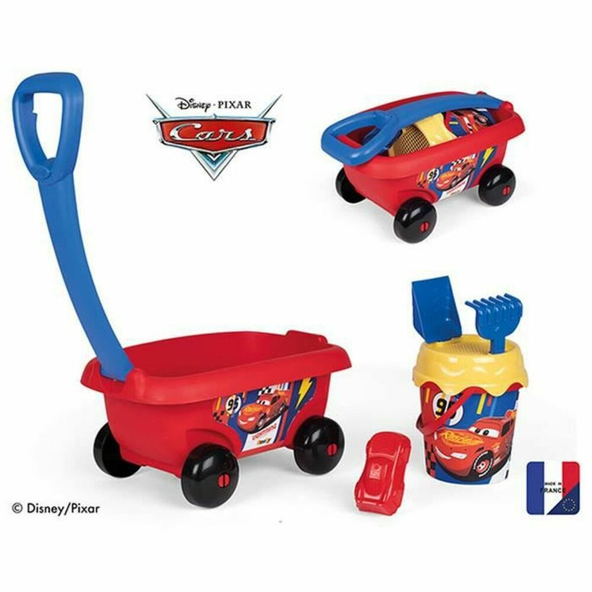 Набор пляжных игрушек Smoby Beach Cart Furnished корзина-3