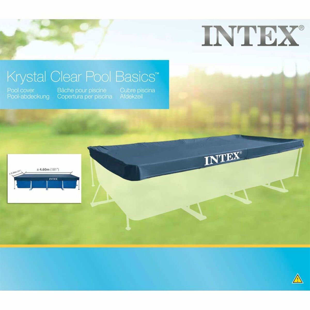 Покрытия для бассейнов Intex 28039 Синий Серый Тёмно Синий 4,5 m-5