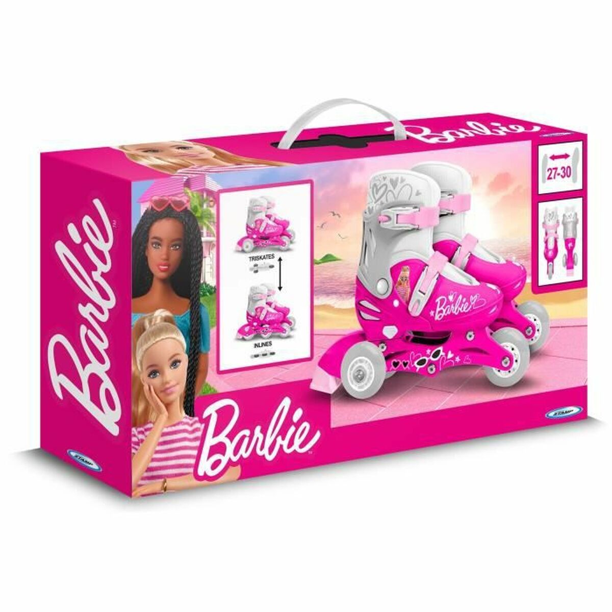 Одноосные ролики Barbie-4
