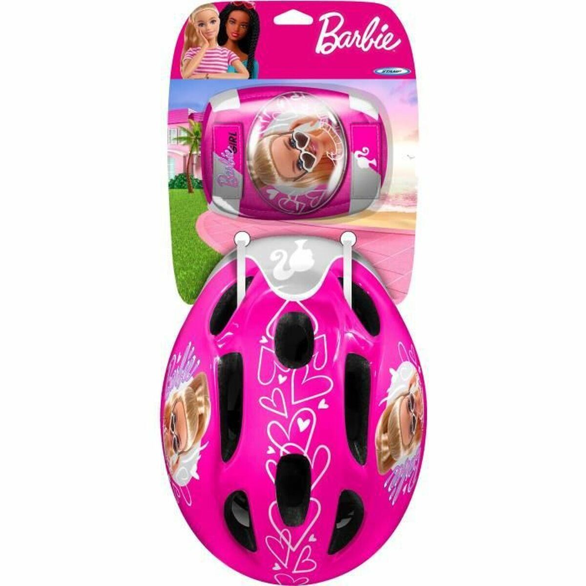 Набор шлем и наколенники Barbie-2