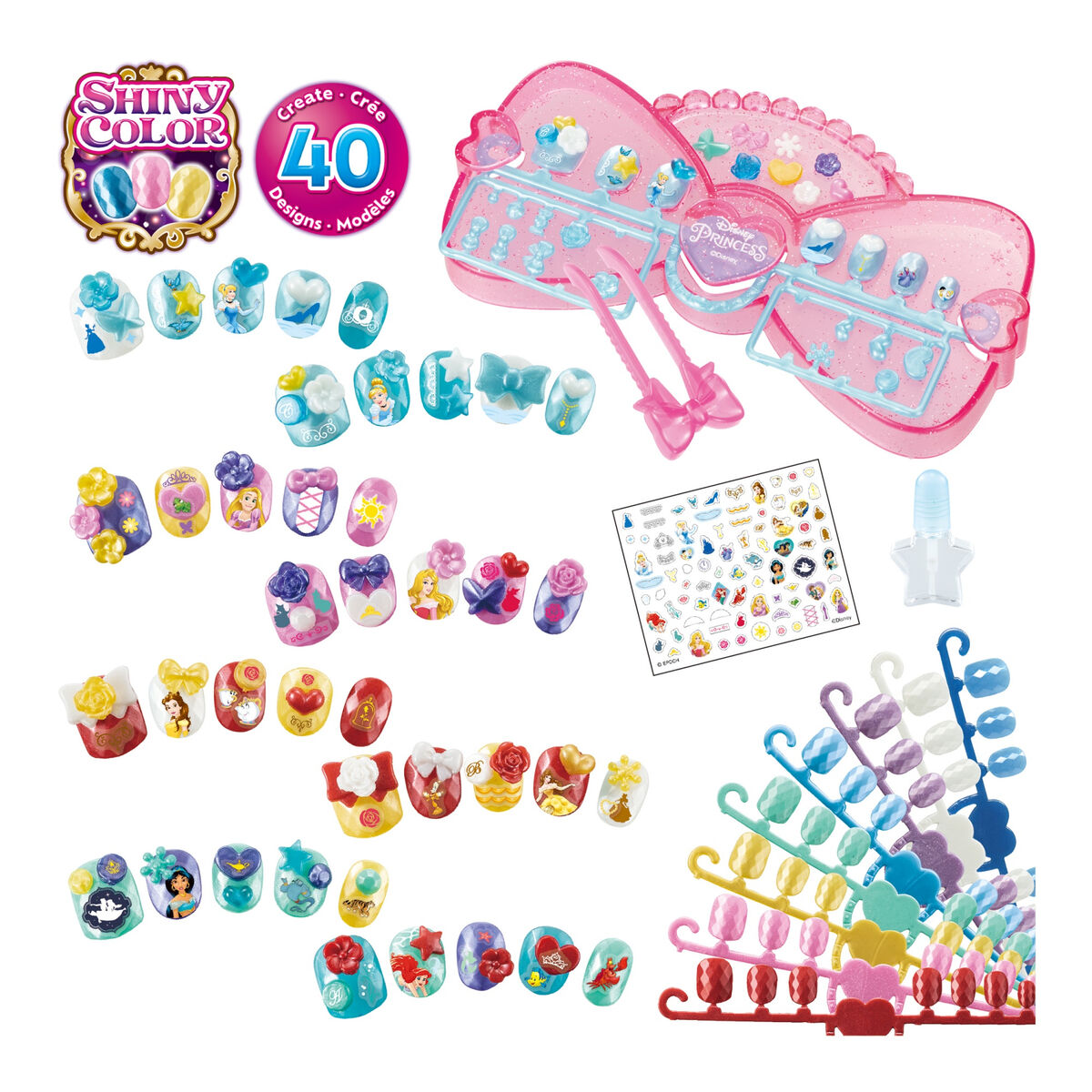 Маникюрный набор Aquabeads The Disney Princesses Manicure Box-2