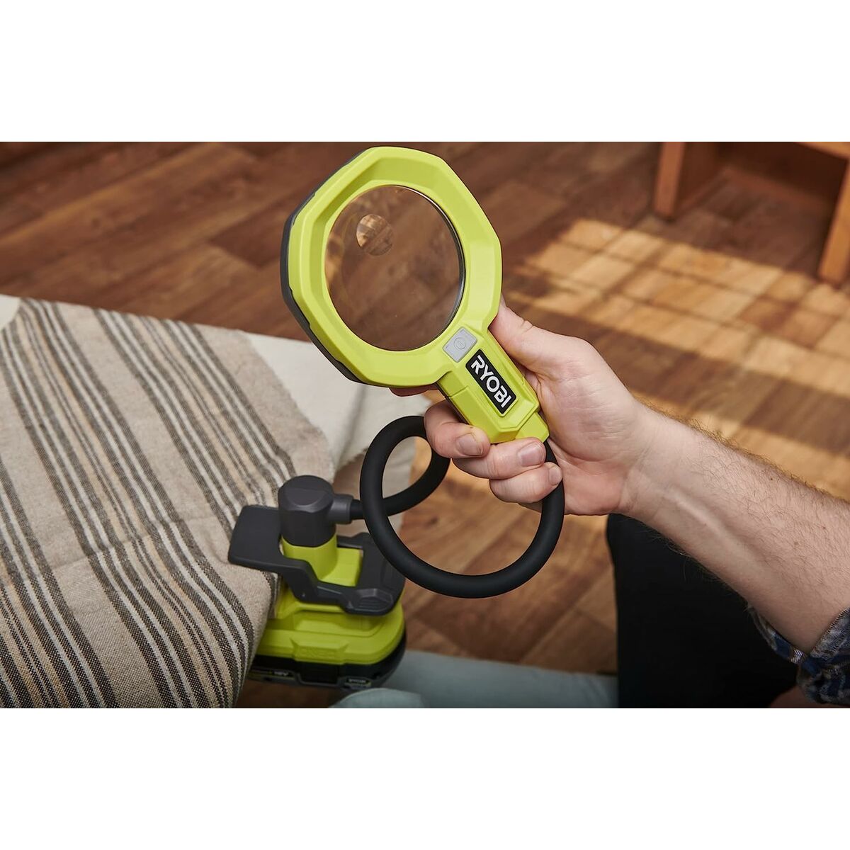 Лупа с светодиодами Ryobi Гибкая рука 2,25x 5x 400 lm-2