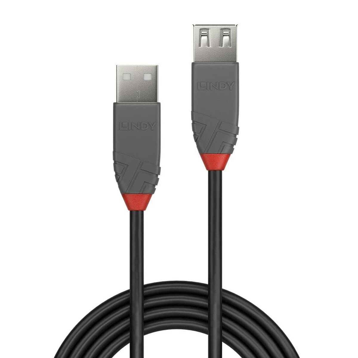 Cabo USB LINDY 36701 Preto 50 cm (1 peça)-2