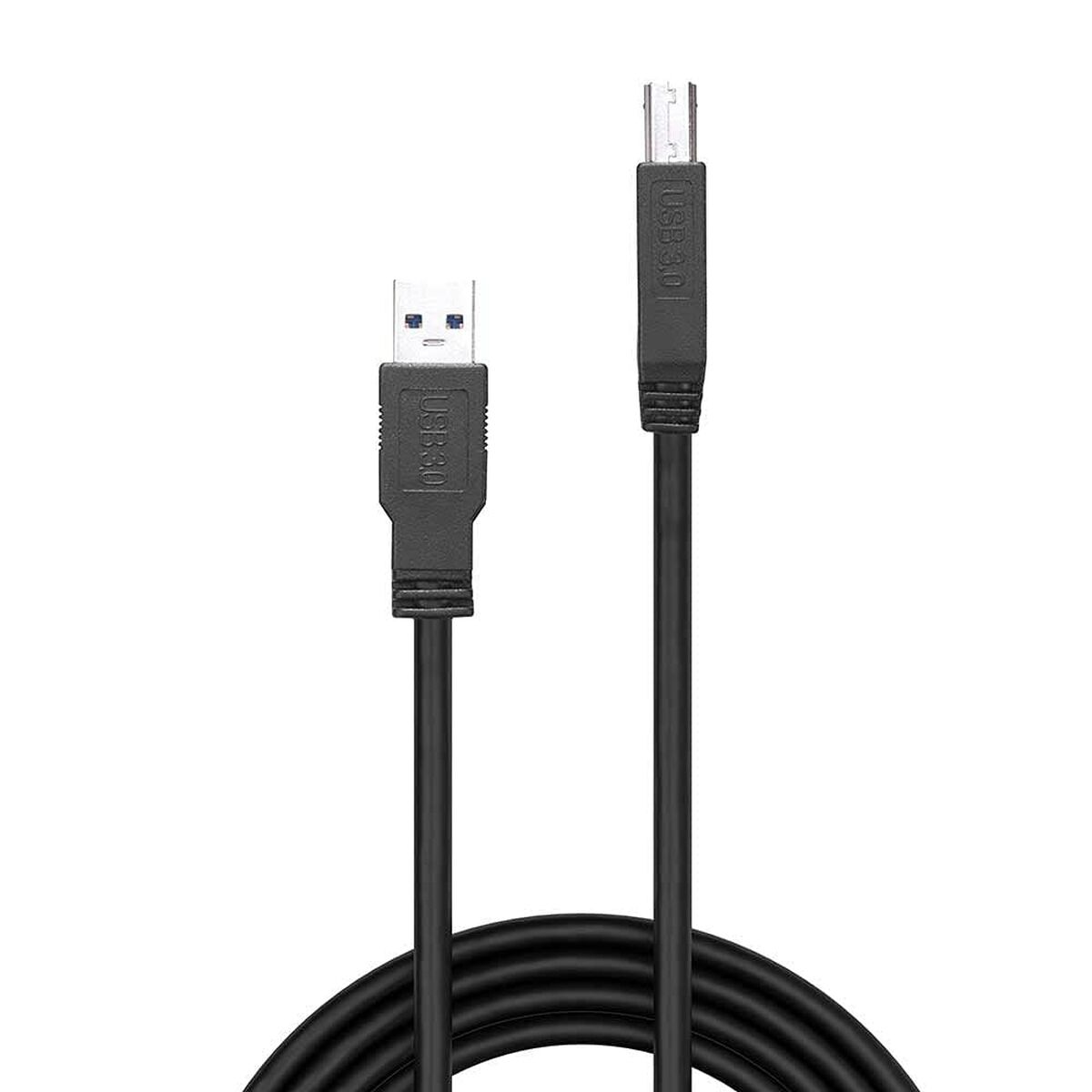 Cabo USB A - USB B LINDY 43098 10 m Preto-2