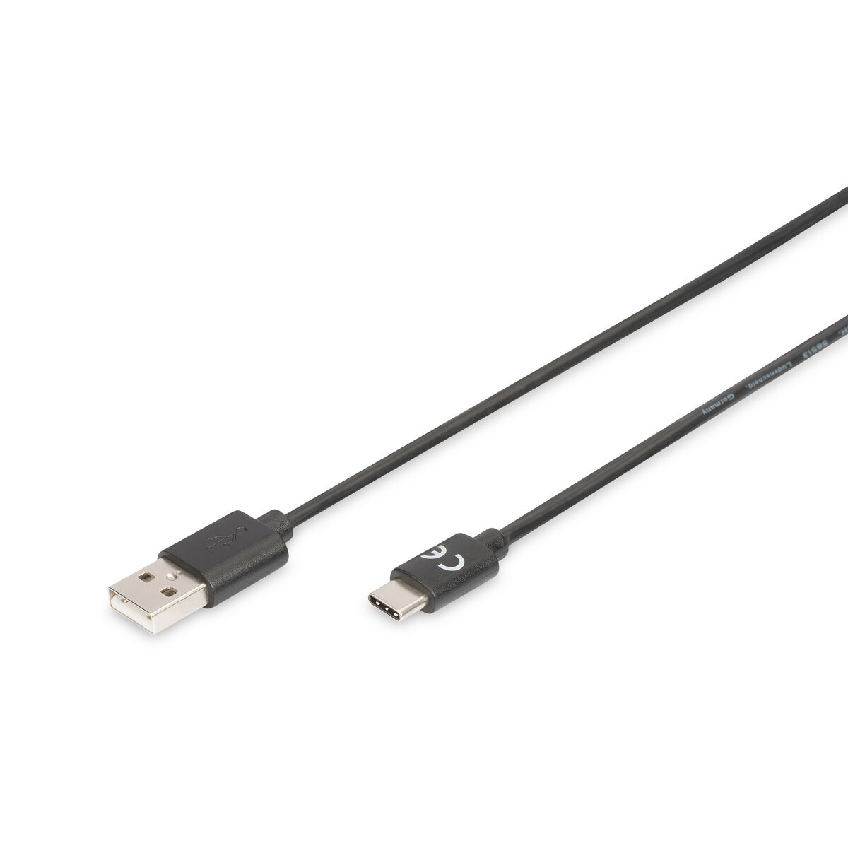 USB A kabeli - USB-C Digitus by Assmann AK-300148-040-S Qora-3