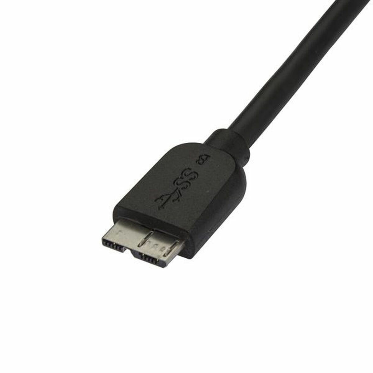 Універсальний кабель USB-MicroUSB Startech USB3AUB2MS Чорний-2